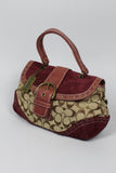 Cartera/Mochila beige/vino Coach Talla TU Image 1