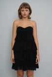 Vestido Negro Diane Von Fustenberg Talla TU