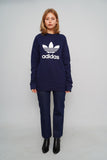 Polerón Azul Adidas Originals Talla S Image 3