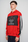 Polerón Rojo Adidas Talla L Image 1