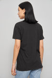 Polera casual  negro bay island talla S 331