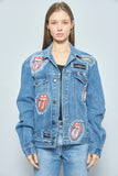 Jacket Azul Lovemade Talla L