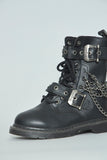 Bota casual  negro demonia talla 38 823