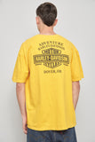 Polera casual  amarillo harley dav talla Xxl 839