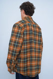 Camisa escocesa cafe Carhartt Talla Xl Image 2