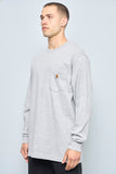 Polera casual  gris carhartt talla L 927