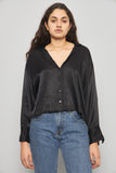 Blusa casual  negro zara talla M 968