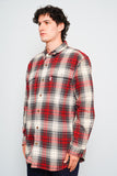 Camisa escocesa roja Carhartt Talla Xl Image 1