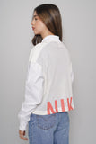 Cortaviento Blanco Nike Talla L Image 2