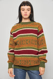 Sweater casual  multicolor united colo talla L 640