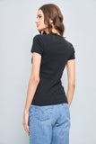 Polera casual  negro american apparel talla S 729