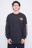 Polera Negro harley davidson Talla Xl