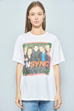 Polera Blanco Nsync Talla S