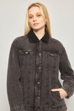 Chaqueta denim  negro levis talla S 056