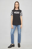 Polera casual  negro vans talla S 803