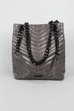 Cartera/Mochila gris serpiente Rebecca Minkoff Talla TU Image 2