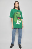 Polera casual  verde m&m talla L 896