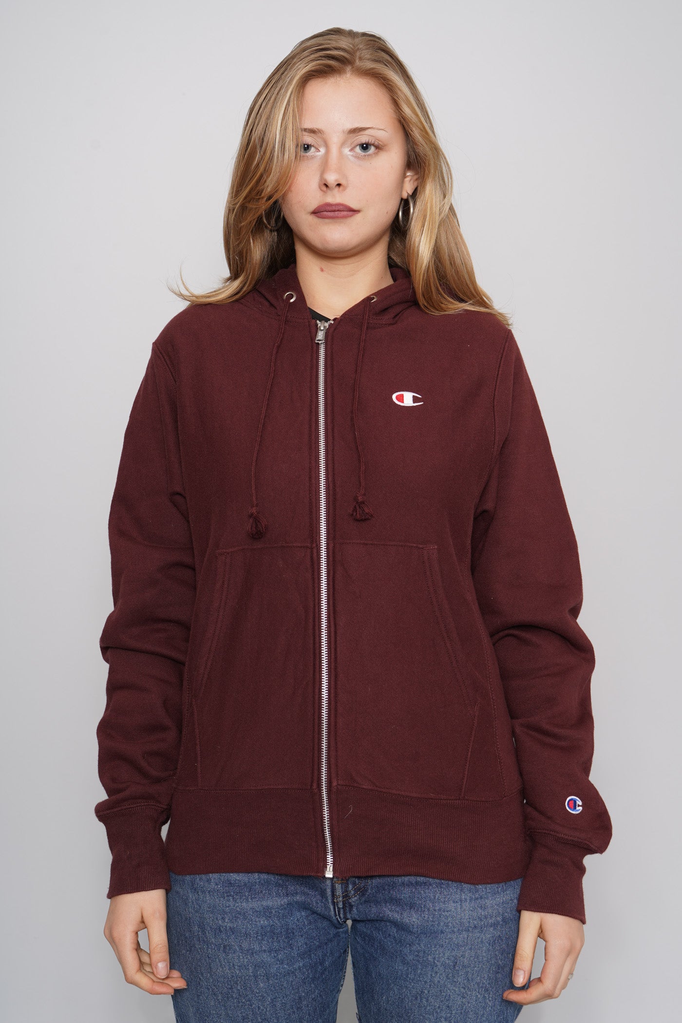 Polerón Burdeo Champion Reverse Weave Talla Xs – Nostalgic