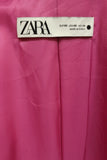 Blazer Rosado Zara Talla Xs Image 3