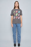 Polera casual  gris the rolling stones talla M 156