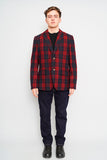 Blazer escocesa roja Tommy Hilfiger Talla L Image 3