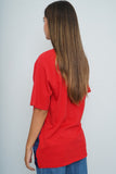 Polera Rojo Adidas Talla M Image 2