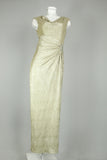 Vestido dorado ralph lauren Talla 8P