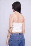 Top Blanco REFORMATION JEANS Talla S Image 2