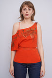 Top Naranjo karen miller Talla 6 Image 0