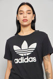 Polera casual  negro  adidas talla M 349