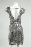 Vestido-Chaqueta Gris verty Talla S Image 2