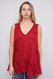 Top Rojo BOSS Talla 42