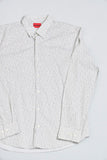 Camisa casual  blanco hugo talla M 024