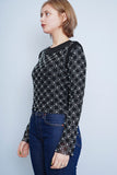 Blusa Negro Faded Rose Talla M Image 1