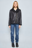 Chaqueta casual  negro lauren talla L 391