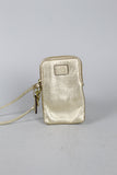 Cartera/Mochila dorado Coach Talla TU