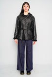 Abrigo Negro Wilson Leather Talla M Image 3