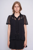 Blusa Negro J.Crew Talla 12