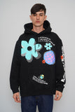 Polerón Multicolor insomniac Talla Xl