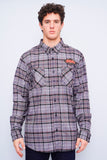 Camisa escocesa gris harley davidson Talla Xl