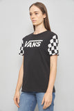 Polera casual  negro vans talla S 803