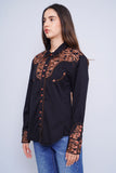 Camisa Negro Scully Talla M Image 1