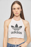 Polera casual  blanco  adidas talla S 821