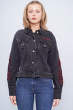 Jacket denim gris harley davidson Talla Xl