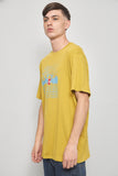 Polera casual  amarillo the north f talla Xl 832