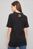 Polera casual  negro puma talla S 131