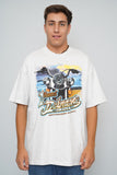 Polera Blanco harley davidson Talla Xl