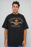 Polera Negro harley davidson Talla Xl