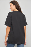 Polera casual  negro  adidas talla M 319