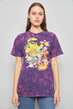 Polera casual  morado nickelodeon talla M 464